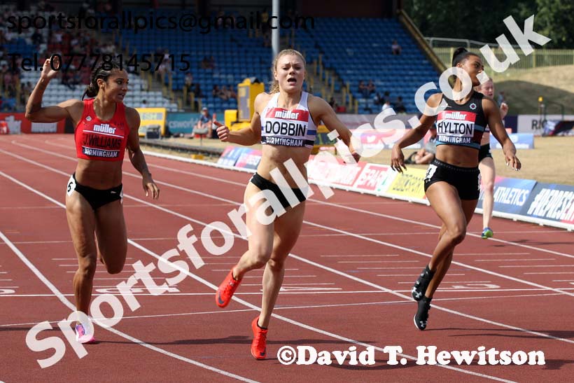 Womens 200 metres, Muller British Championships, Alexander Stadium, Birmingham. Photo: David T. Hewitson/Sports for All Pics